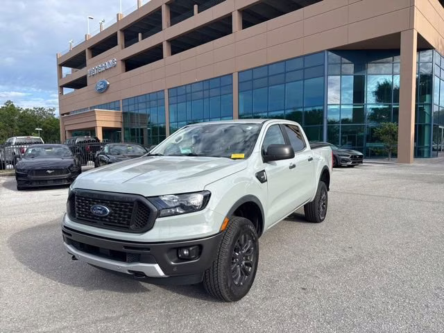 2023 Cactus Gray Ford Ranger XLT Crew Cab Pickup 4X4 Truck
