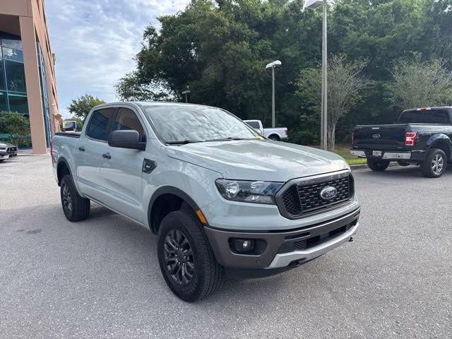 2023 Cactus Gray Ford Ranger XLT Crew Cab Pickup 4X4 Truck
