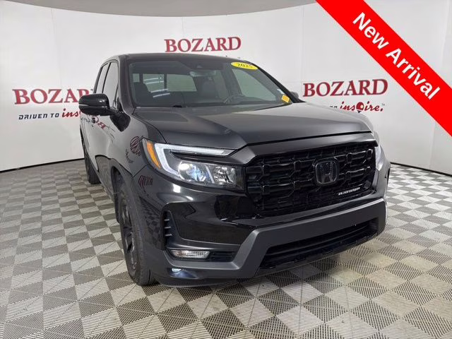 2025 Crystal Black Pearl Honda Ridgeline Black Edition AWD Truck