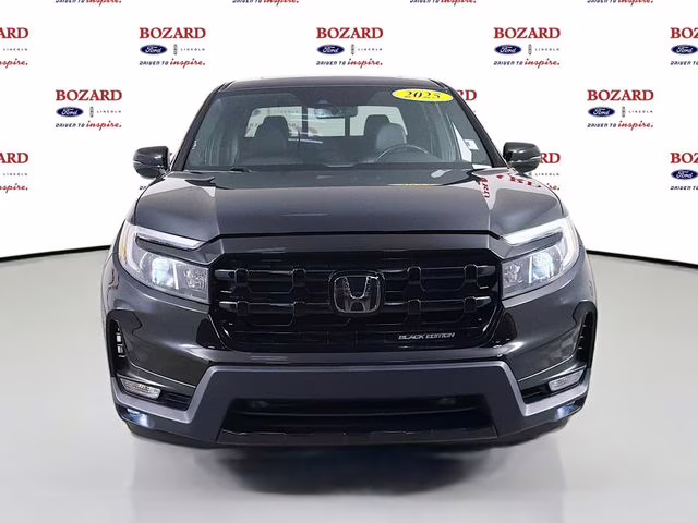 2025 Crystal Black Pearl Honda Ridgeline Black Edition AWD Truck