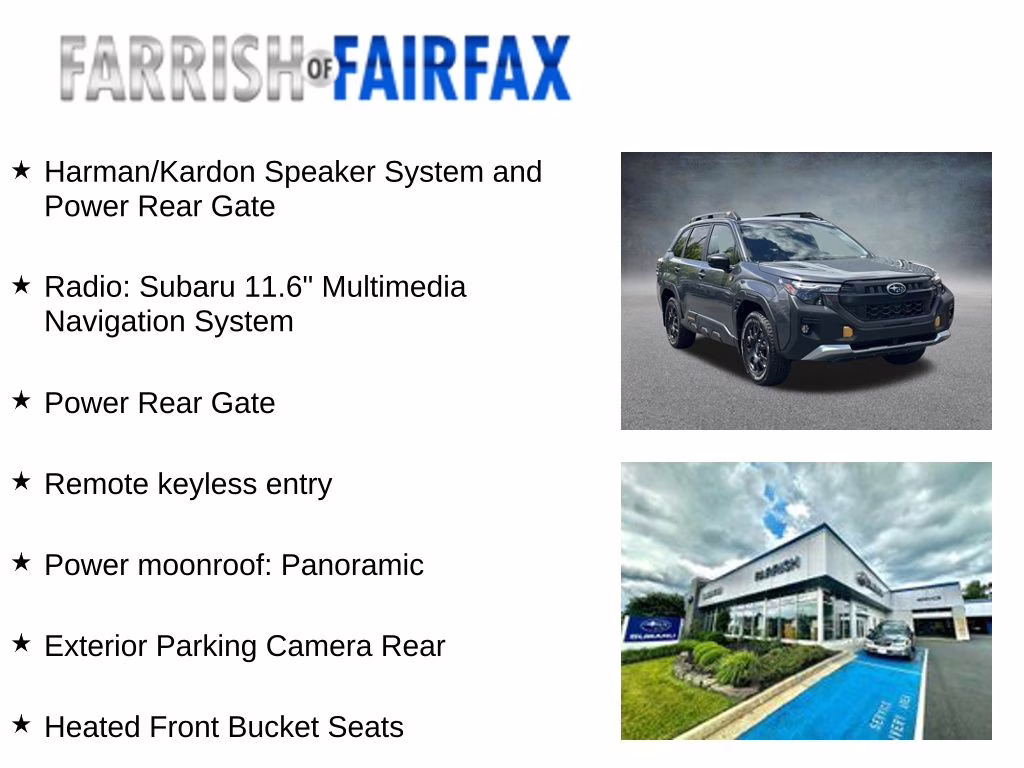 2026 Gray Subaru Forester Wilderness AWD SUV