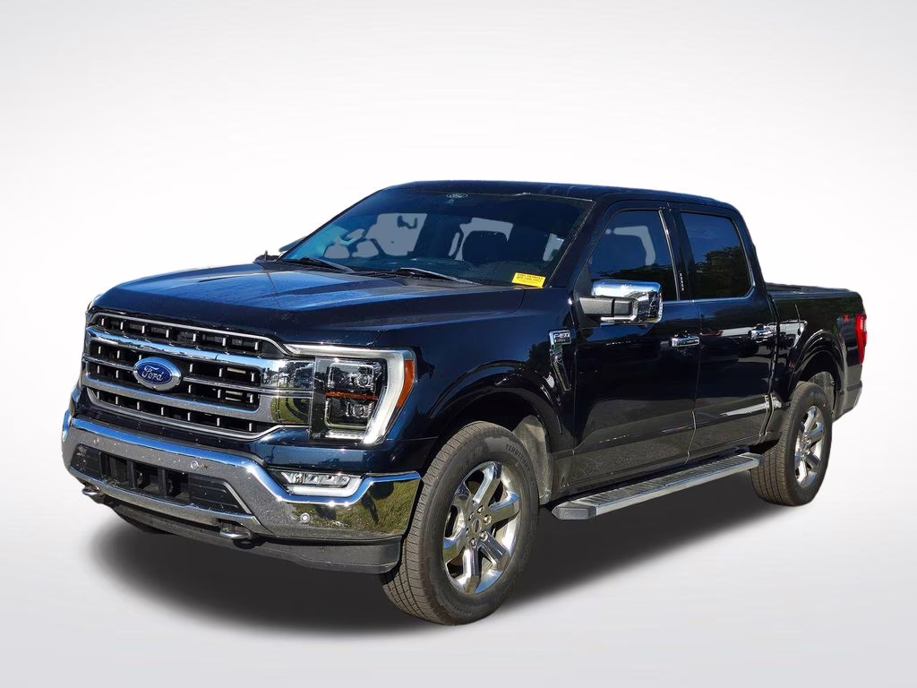 2022 Antimatter Blue Metallic Ford F-150 Lariat 4X4 Truck