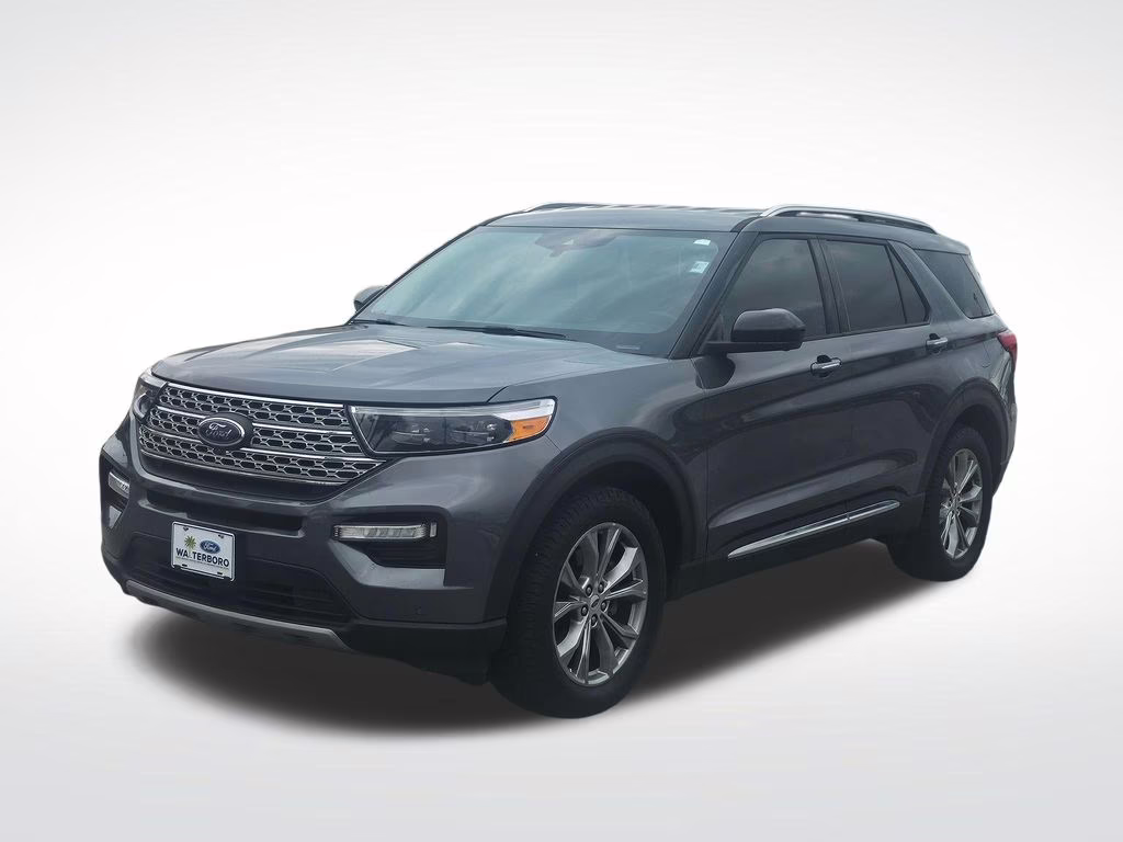 2022 Gray Metallic Ford Explorer Limited 4X4 SUV