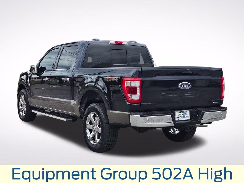 2022 Antimatter Blue Metallic Ford F-150 Lariat 4X4 Truck