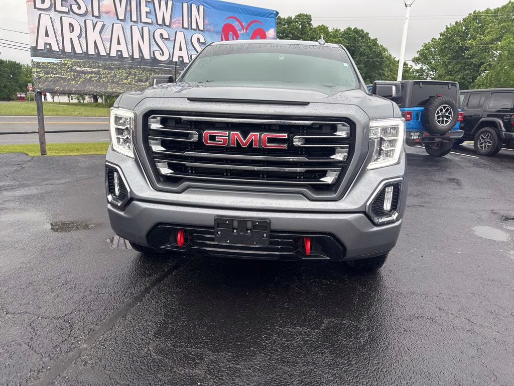 Used 2021 GMC Sierra 1500 AT4 with VIN 3GTP9EEDXMG202391 for sale in Little Rock