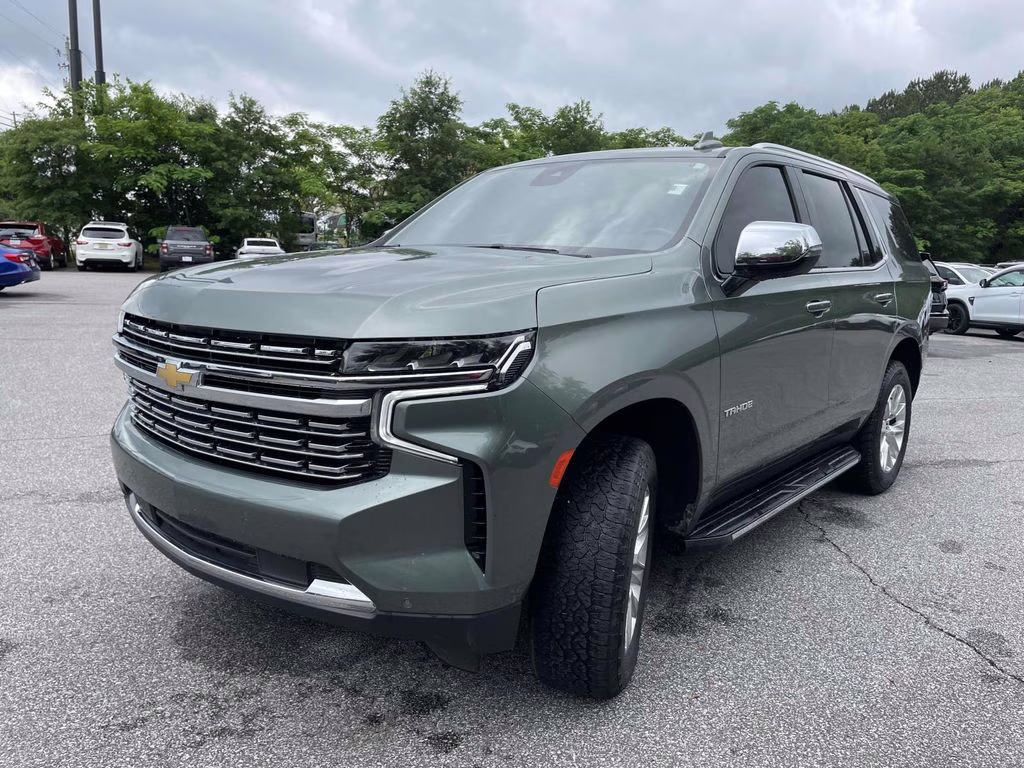 2023 Silver Sage Metallic Chevrolet Tahoe Premier RWD SUV
