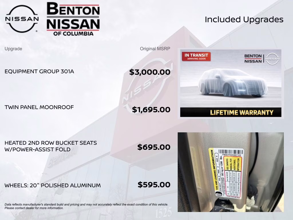 2017 White Gold Metallic Ford Explorer Limited FWD SUV