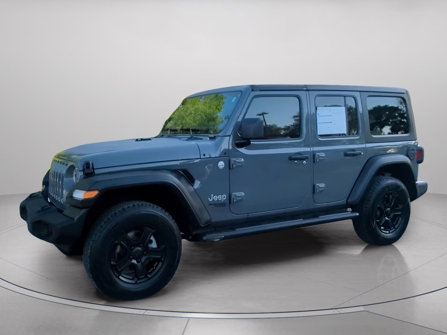 2020 Sting-Gray Clearcoat Jeep Wrangler Unlimited Sport S 4X4 Convertible