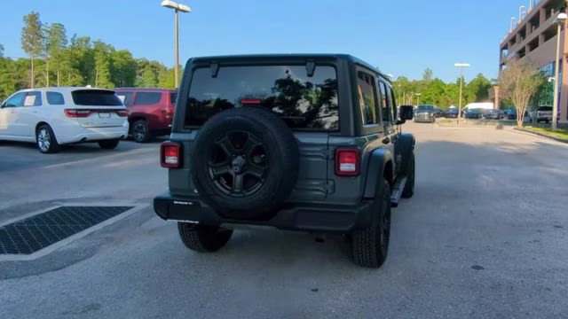 2020 Sting-Gray Clearcoat Jeep Wrangler Unlimited Sport S 4X4 Convertible