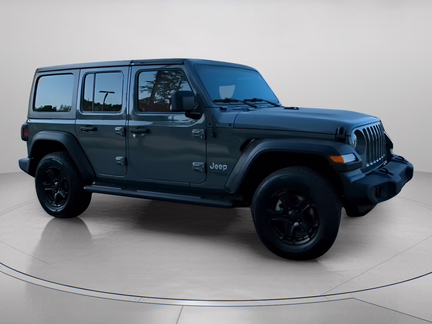 2020 Sting-Gray Clearcoat Jeep Wrangler Unlimited Sport S 4X4 Convertible