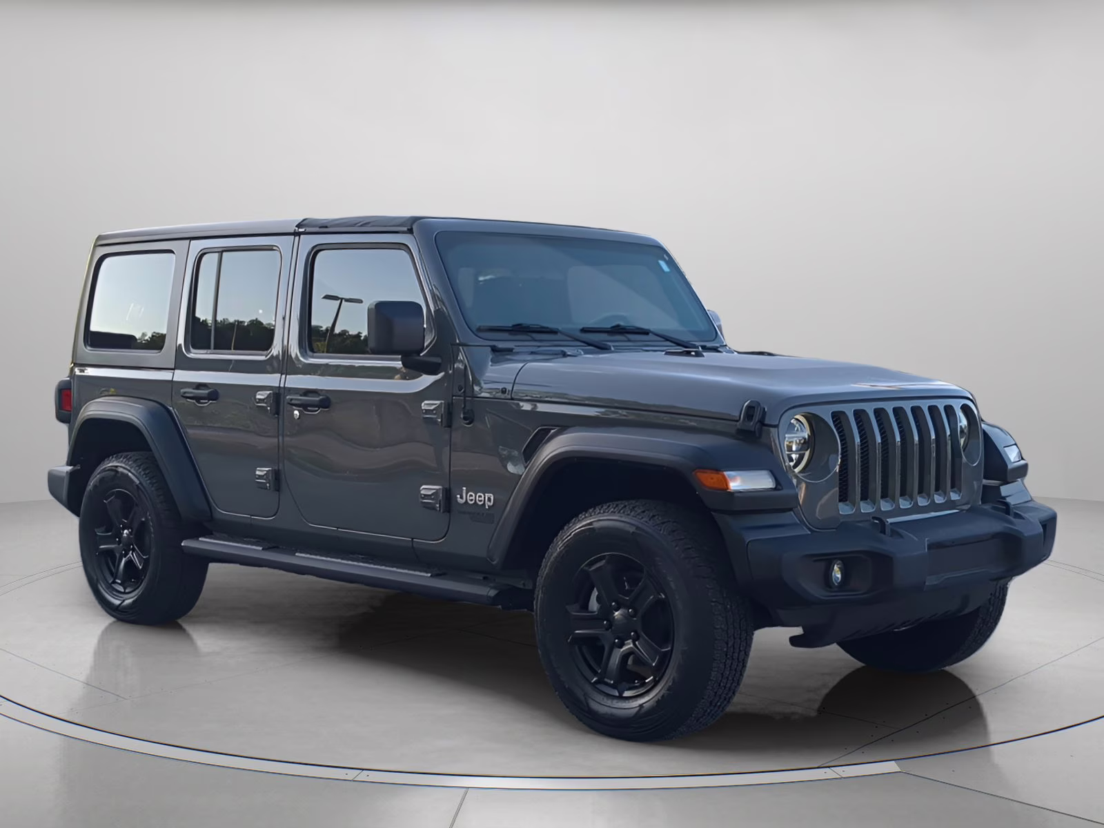2020 Sting-Gray Clearcoat Jeep Wrangler Unlimited Sport S 4X4 Convertible