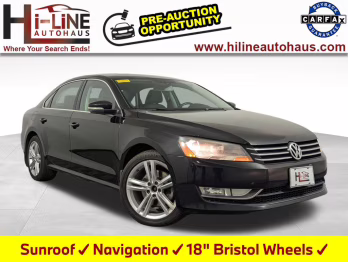 2015 Black Uni Volkswagen Passat 1.8T SE FWD Sedan
