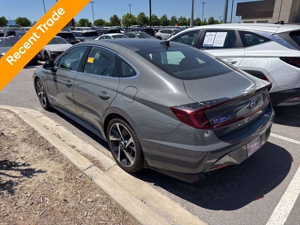 2021 Hampton Gray Hyundai Sonata SEL Plus FWD Sedan