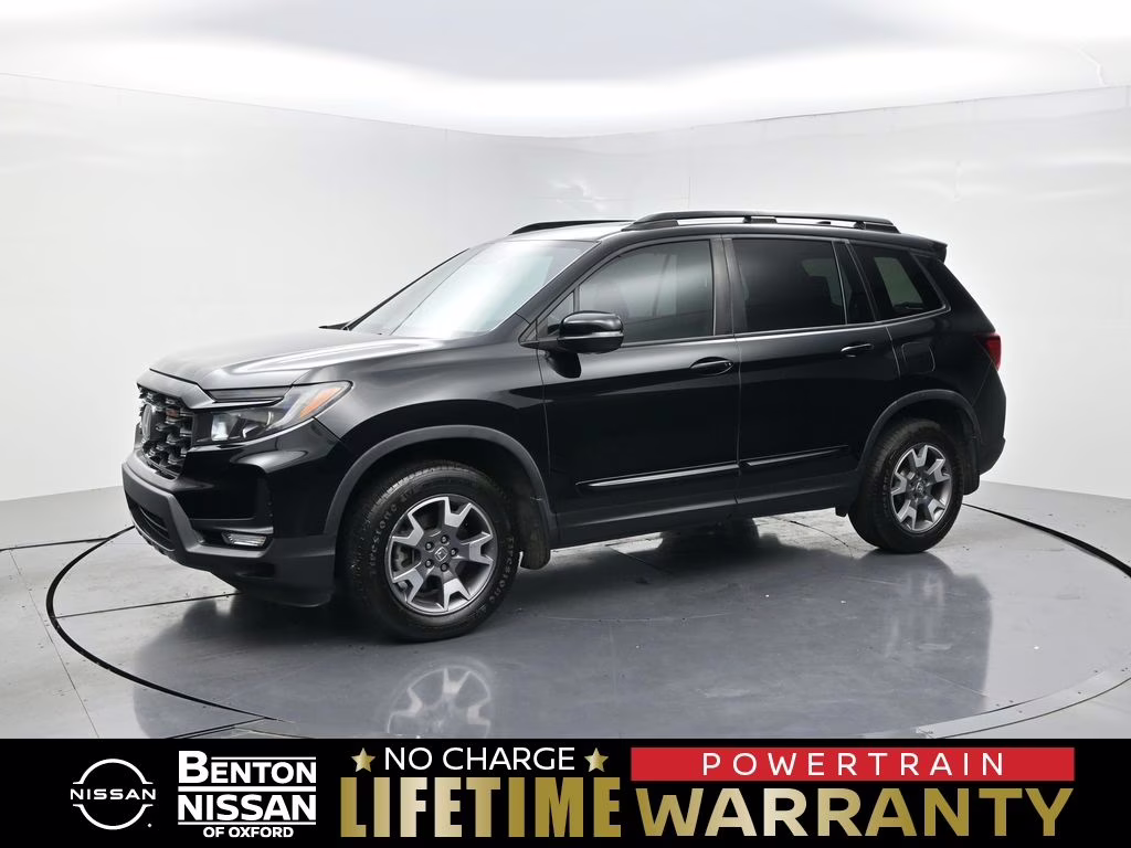 2022 Black Honda Passport TrailSport AWD SUV