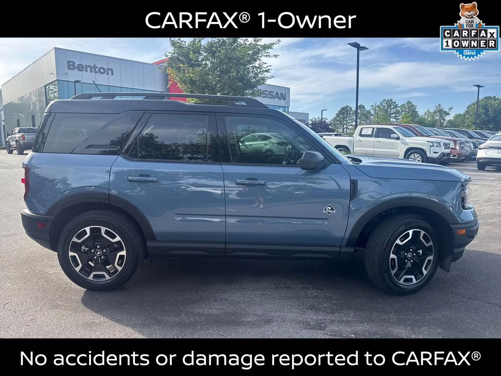 2024 Azure Gray Metallic Ford Bronco Sport Outer Banks 4X4 SUV