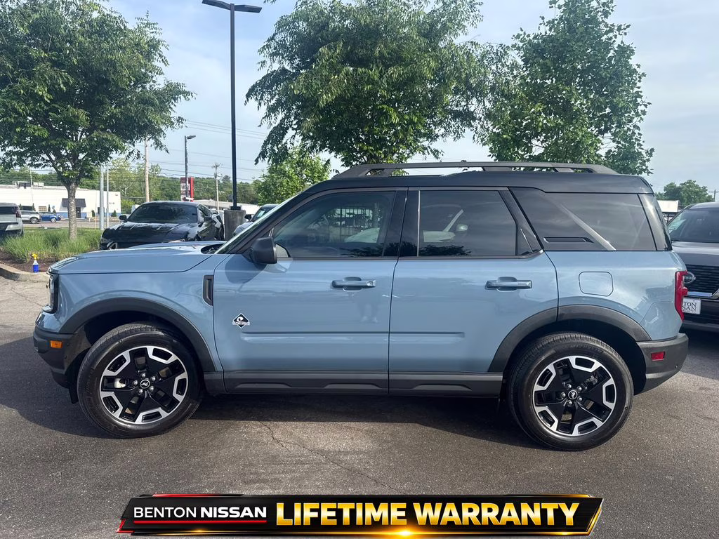 2024 Azure Gray Metallic Ford Bronco Sport Outer Banks 4X4 SUV