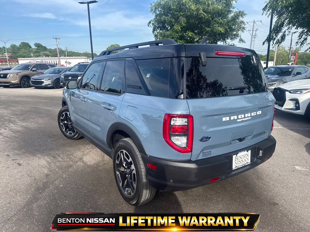 2024 Azure Gray Metallic Ford Bronco Sport Outer Banks 4X4 SUV