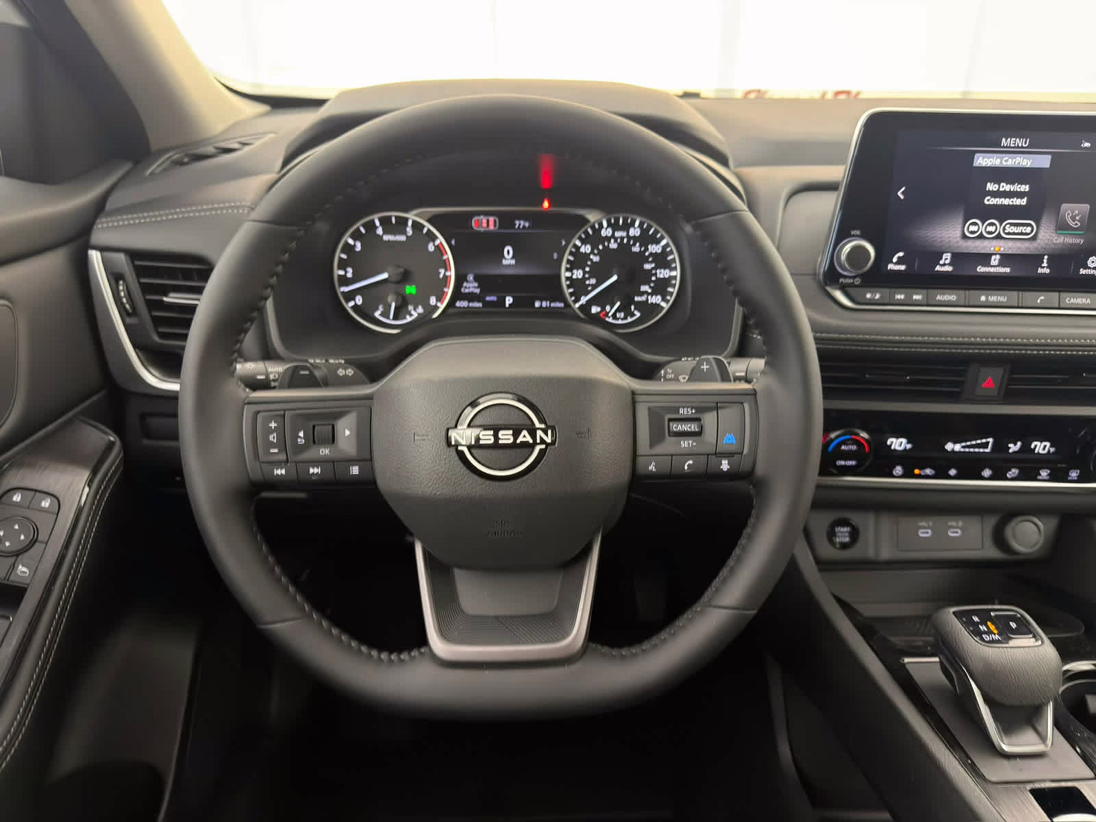 2026 Everest White Pearl Tricoat Nissan Rogue Dark Armor AWD SUV