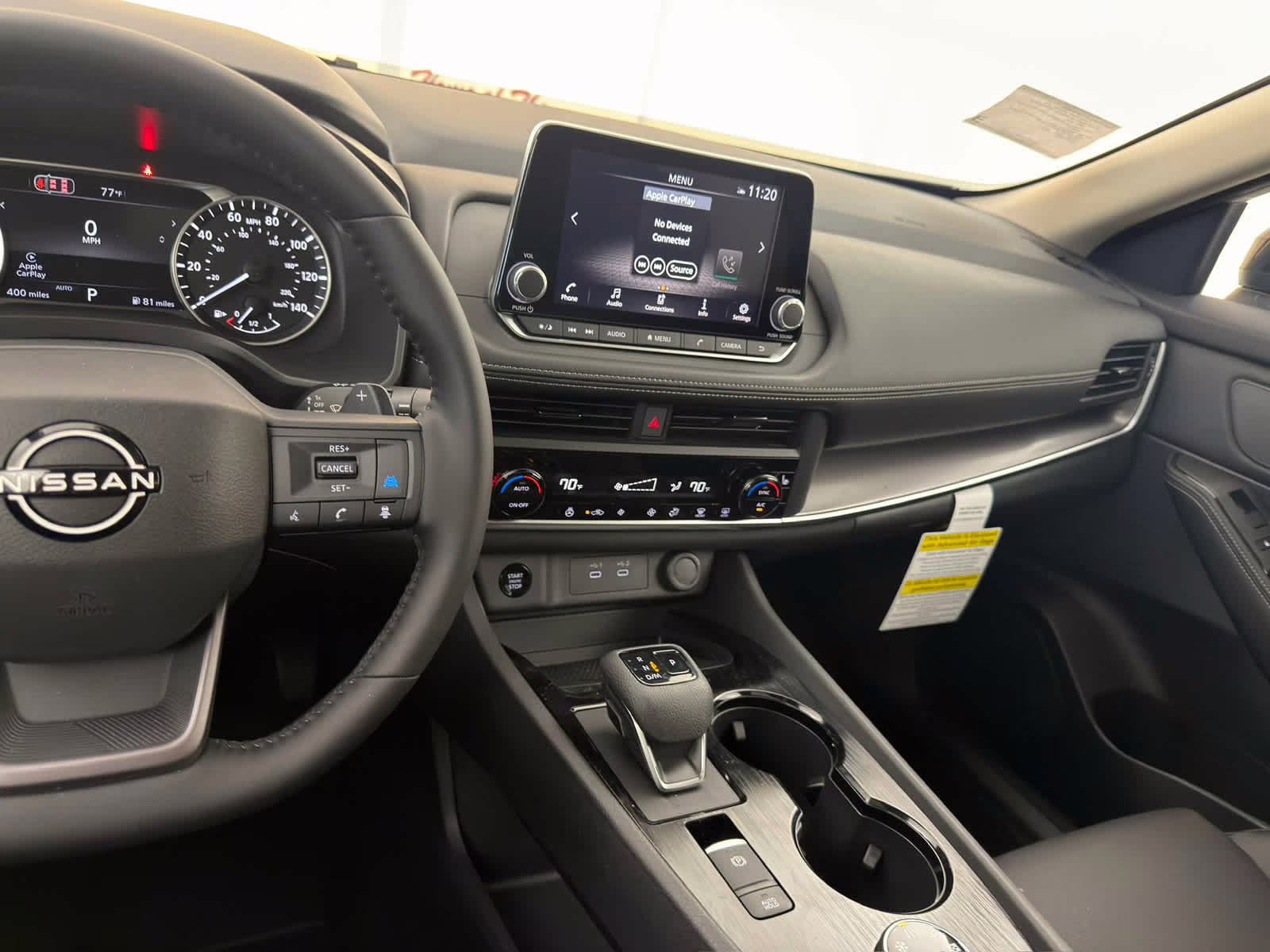 2026 Everest White Pearl Tricoat Nissan Rogue Dark Armor AWD SUV