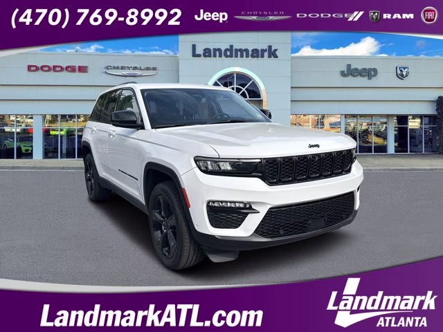 2023 Bright White Clearcoat Jeep Grand Cherokee Limited RWD SUV