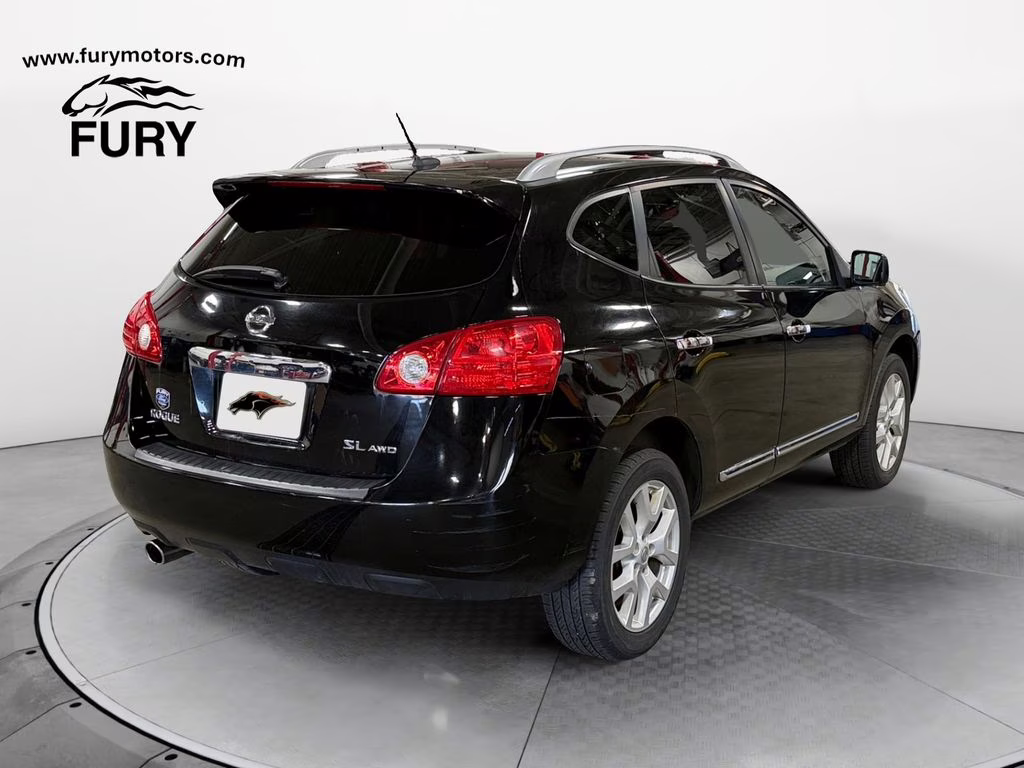 2012 Super Black Metallic Nissan Rogue SL AWD SUV