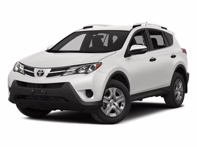 2014 Super White Toyota RAV4 LE AWD SUV