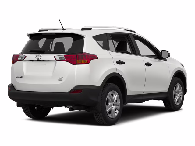 2014 Super White Toyota RAV4 LE AWD SUV
