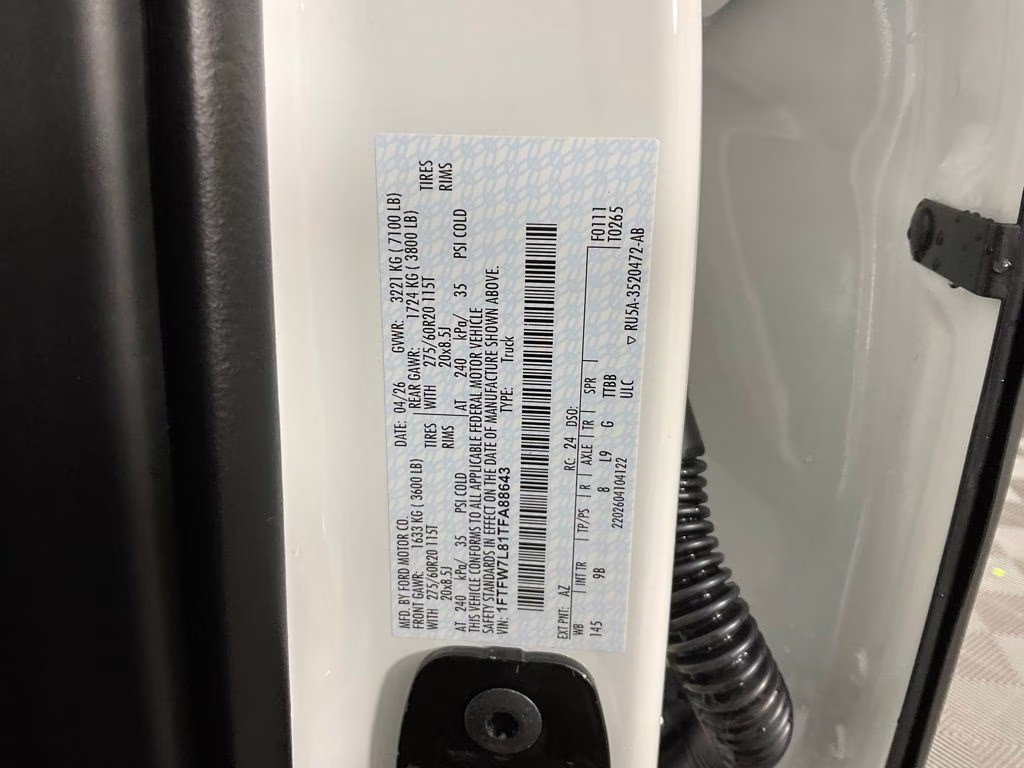 2026 White Ford F-150 Platinum 4X4 Truck