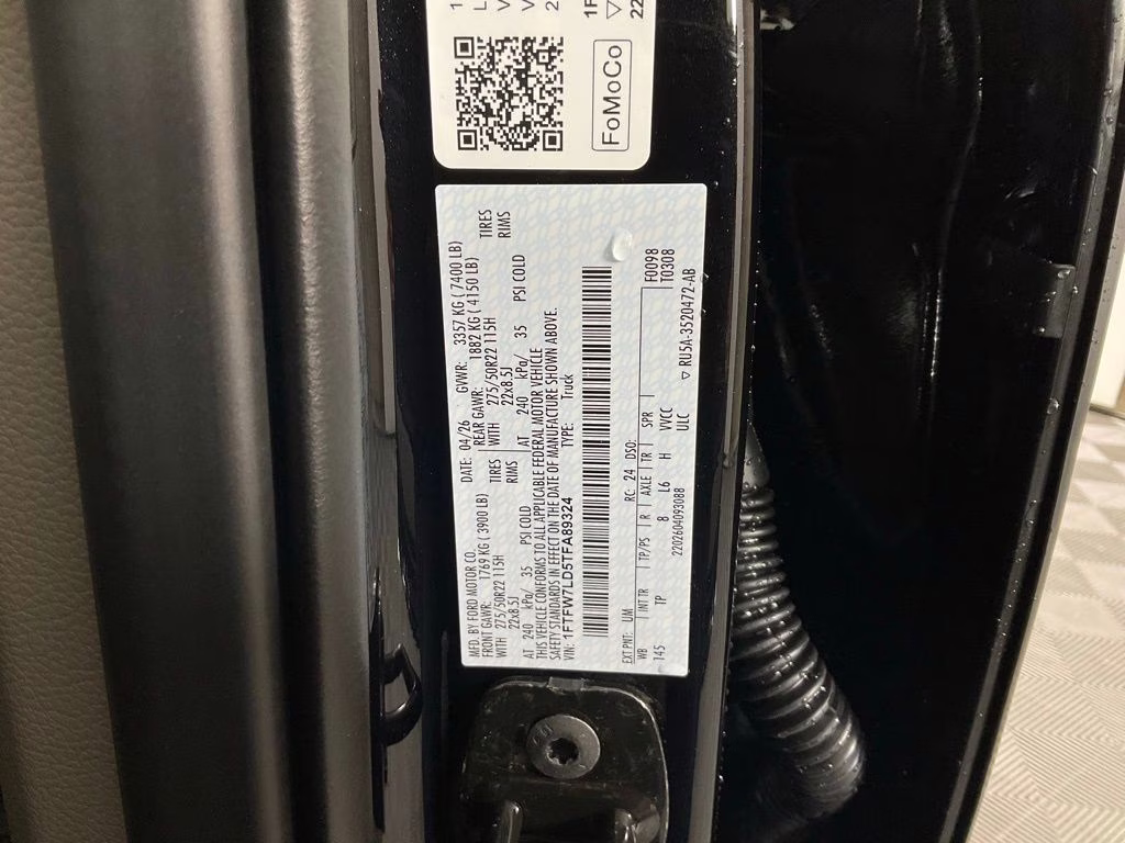 2026 Agate Black Metallic Ford F-150 Platinum 4X4 Truck