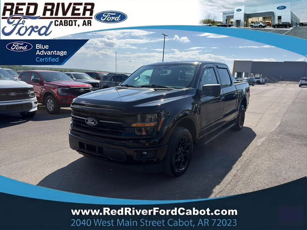 2024 Agate Black Metallic Ford F-150 XLT RWD Truck