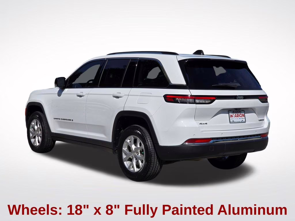 2023 Bright White Clearcoat Jeep Grand Cherokee Limited 4X4 SUV