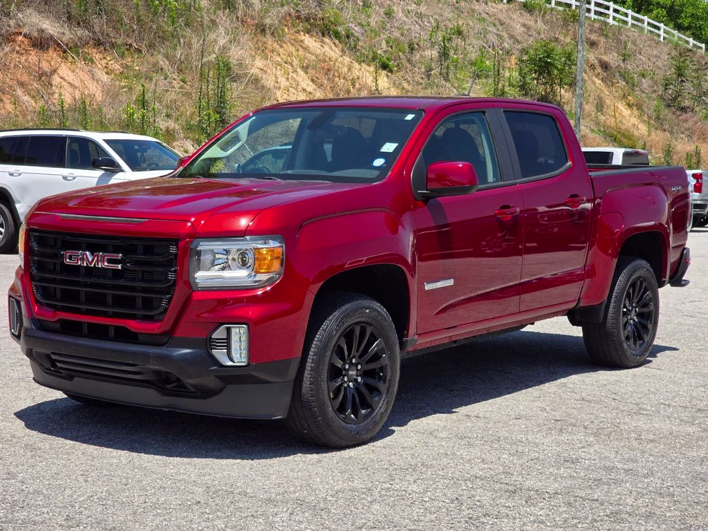 2021 Cayenne Red Tintcoat GMC Canyon Elevation 4X4 Truck