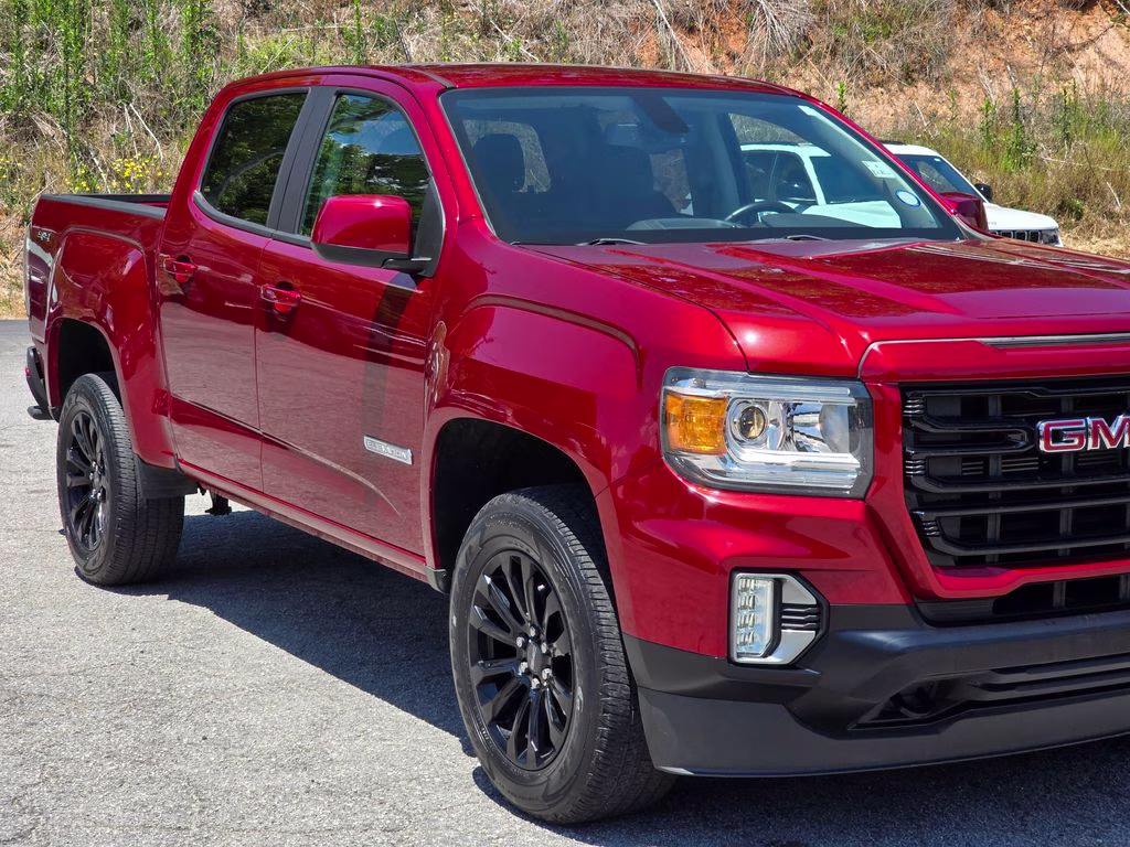 2021 Cayenne Red Tintcoat GMC Canyon Elevation 4X4 Truck