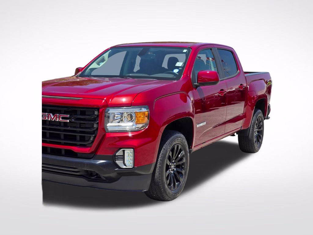2021 Cayenne Red Tintcoat GMC Canyon Elevation 4X4 Truck