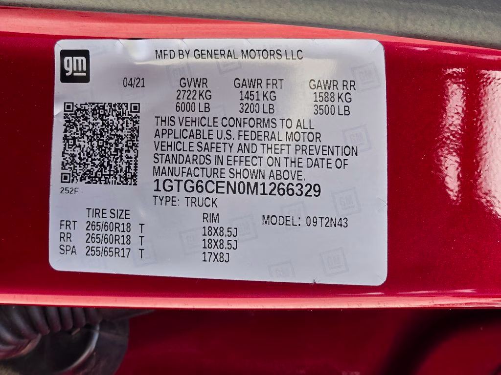 2021 Cayenne Red Tintcoat GMC Canyon Elevation 4X4 Truck