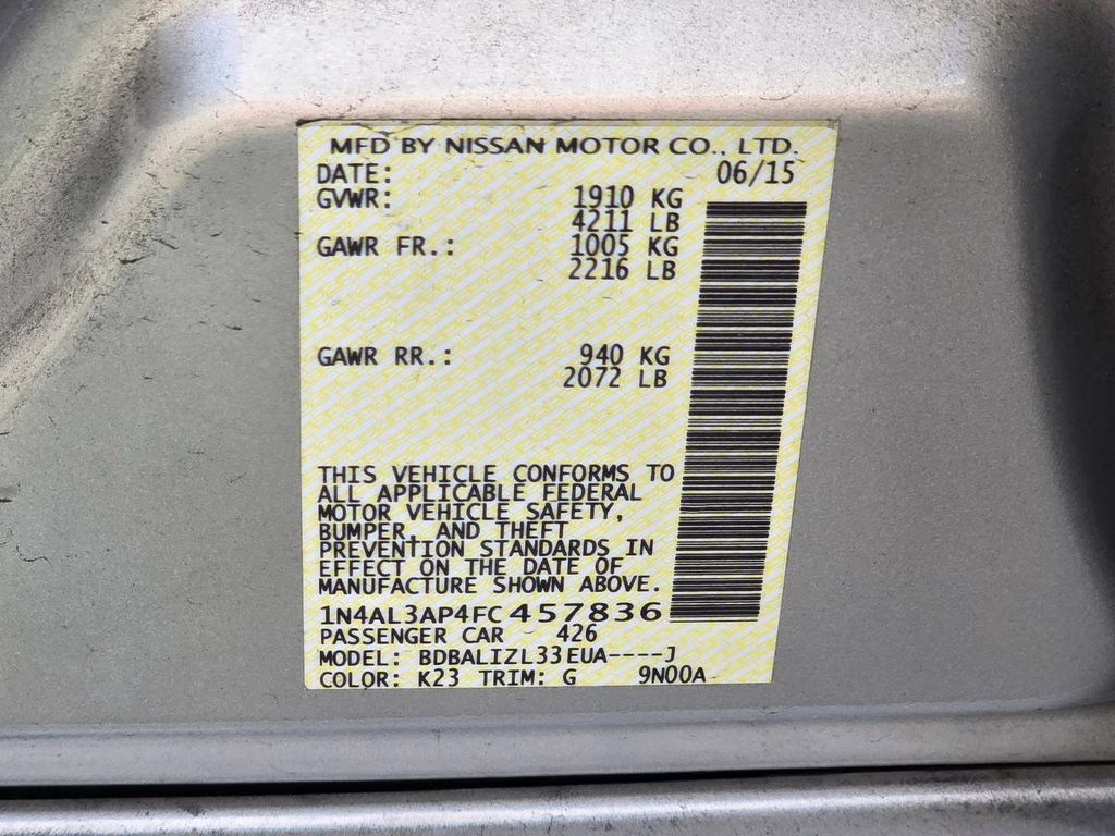 2015 Nissan Altima SV - Photo 23