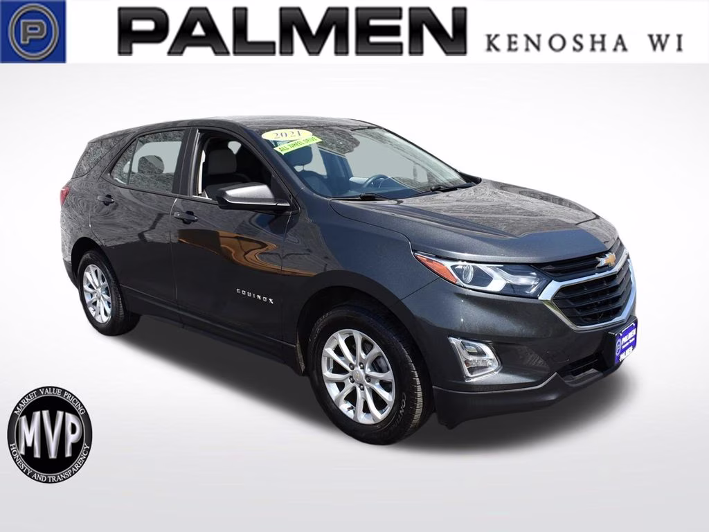 2021 Nightfall Gray Metallic Chevrolet Equinox LS AWD SUV