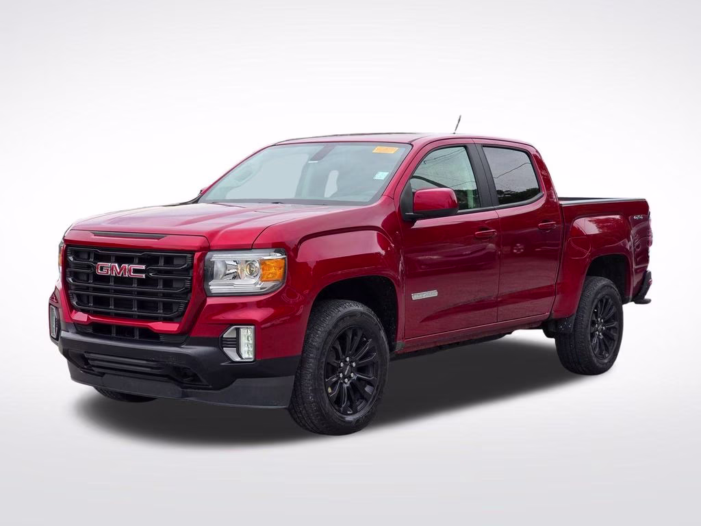 2021 Cayenne Red Tintcoat GMC Canyon Elevation 4X4 Truck