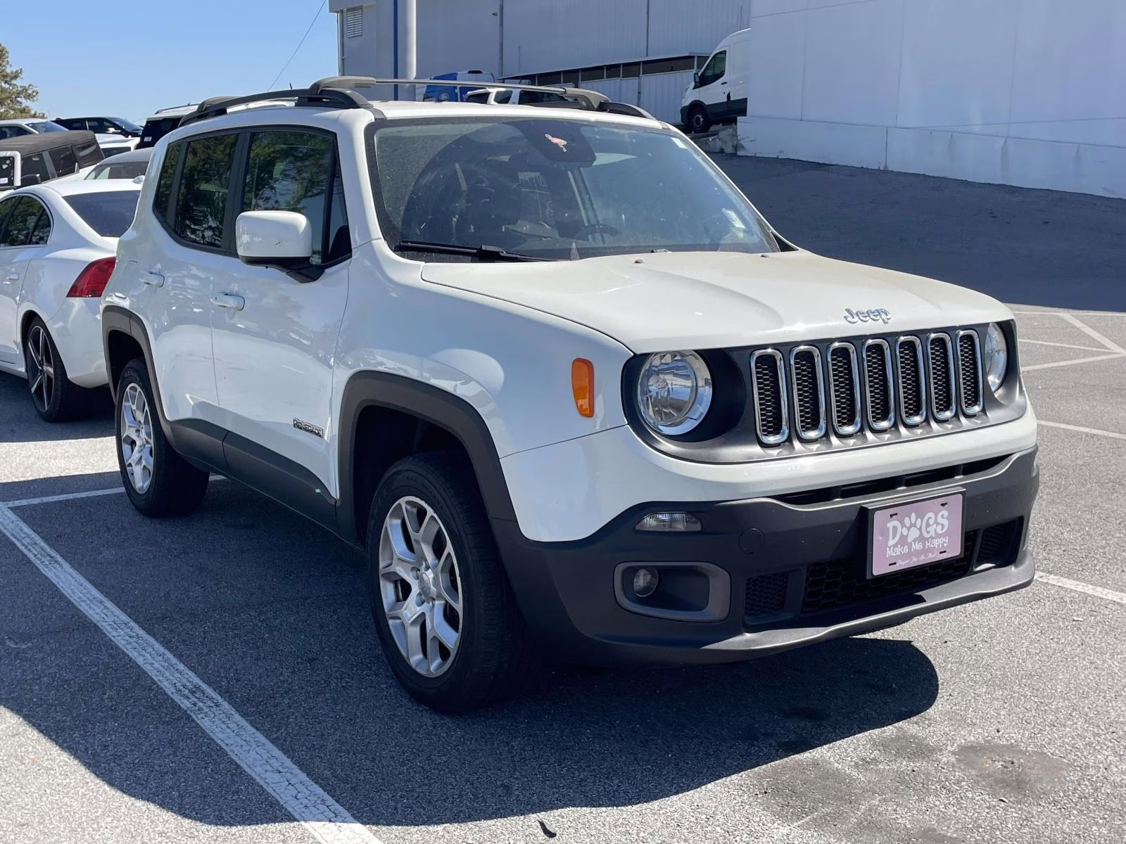 2017 Alpine White Jeep Renegade Latitude 4X4 SUV