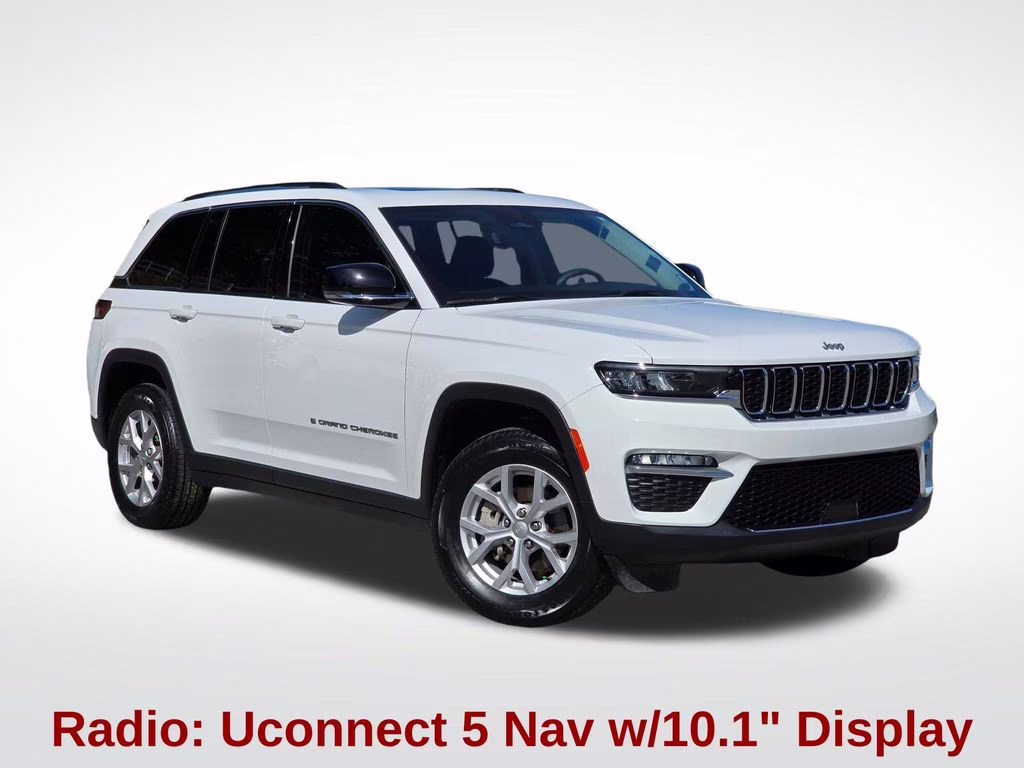 2023 Bright White Clearcoat Jeep Grand Cherokee Limited 4X4 SUV