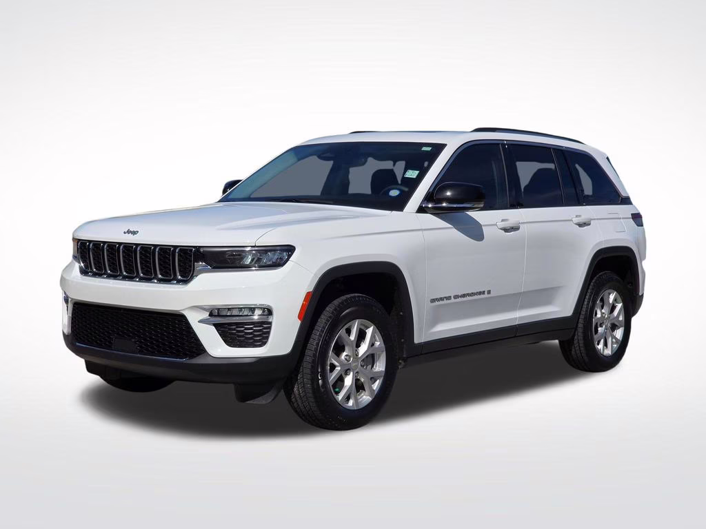 2023 Bright White Clearcoat Jeep Grand Cherokee Limited 4X4 SUV