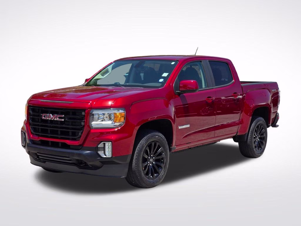 2021 Cayenne Red Tintcoat GMC Canyon Elevation 4X4 Truck