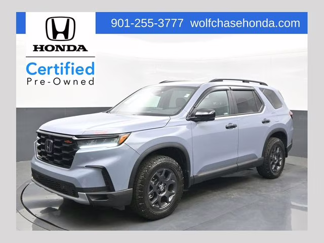 2025 Sonic Gray Pearl Honda Pilot TrailSport AWD SUV
