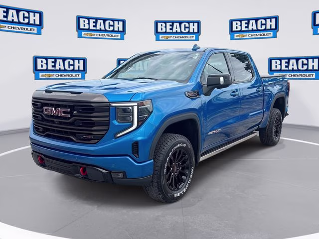 2022 Blue Metallic GMC Sierra 1500 AT4X 4X4 Truck