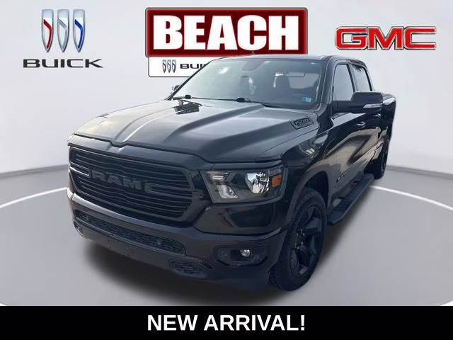 2019 Diamond Black Crystal Pearlcoat Ram 1500 Big Horn/Lone Star 4X4 Truck