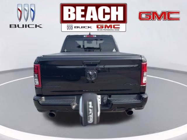 2019 Diamond Black Crystal Pearlcoat Ram 1500 Big Horn/Lone Star 4X4 Truck