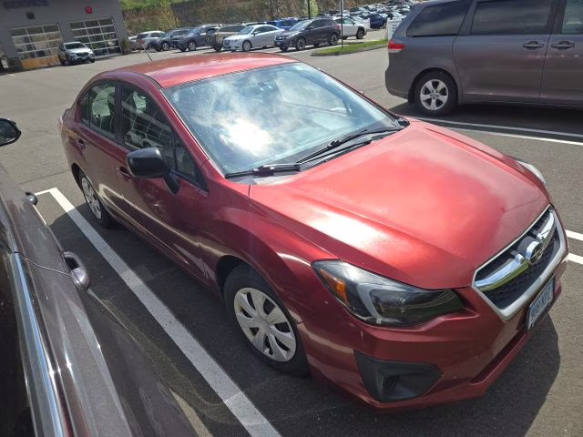 2012 Camellia Red Pearl Subaru Impreza 2.0i AWD Sedan