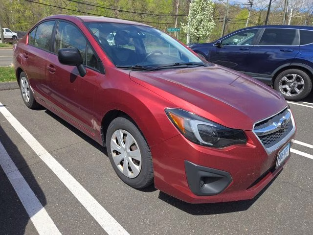 2012 Camellia Red Pearl Subaru Impreza 2.0i AWD Sedan