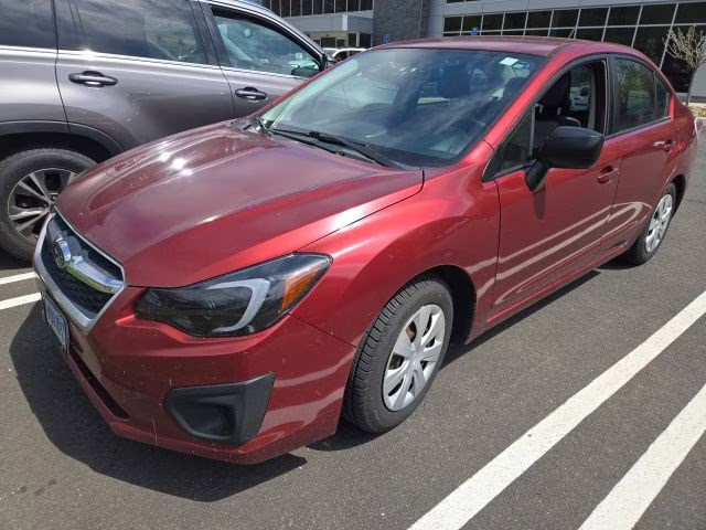 2012 Camellia Red Pearl Subaru Impreza 2.0i AWD Sedan