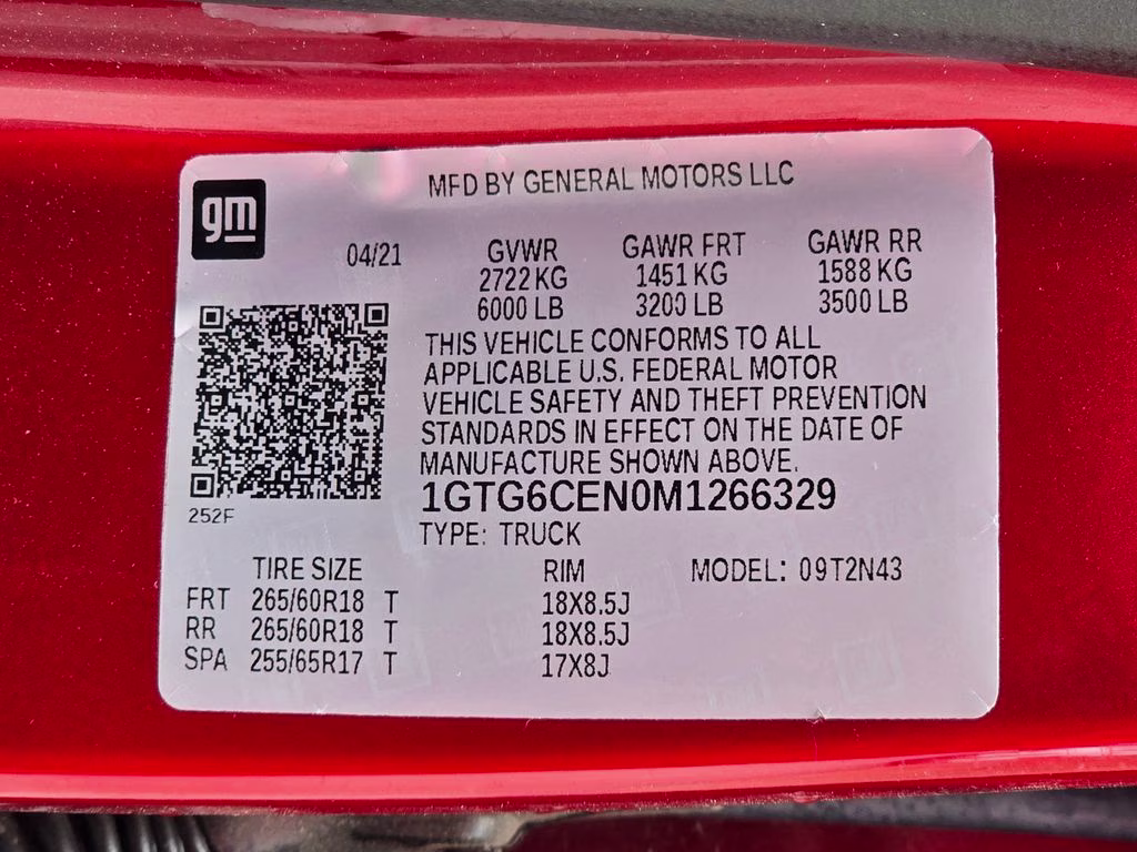2021 Cayenne Red Tintcoat GMC Canyon Elevation 4X4 Truck